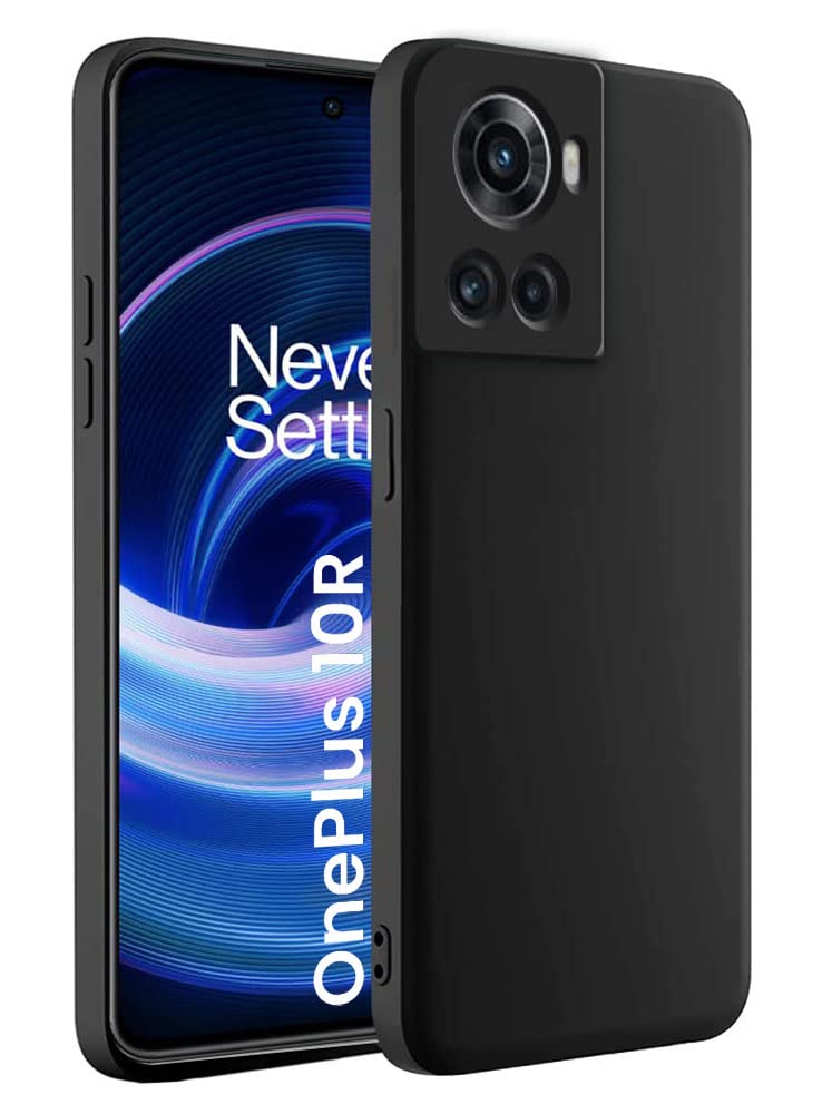 WOW IMAGINE Ultra Slim Soft Rubberised Inner Velvet Fabric Lining Matte Silicone Flexible Camera Protection Back Cover Back Cover for 1+ OnePlus 10R 5G (Black) (B0B1VBVRFF) Amazon Price History, Amazon Price Tracker