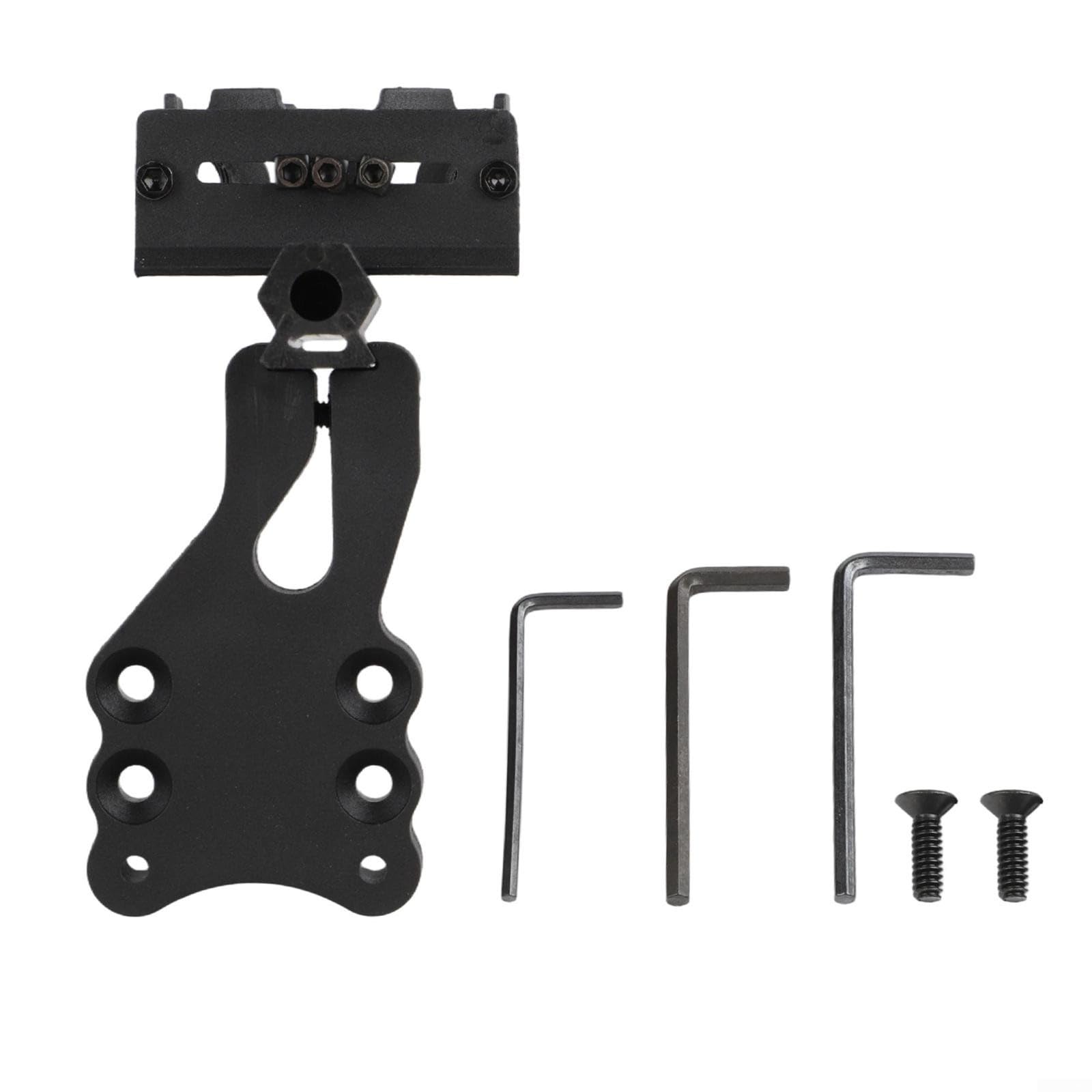 Viseur à 3 broches en fibre optique pour arcs composés et recourbés, ABS noir