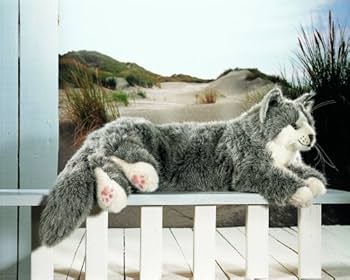 Amazon.co.jp: ねそべり猫(大)メインクーン グレー KOSEN