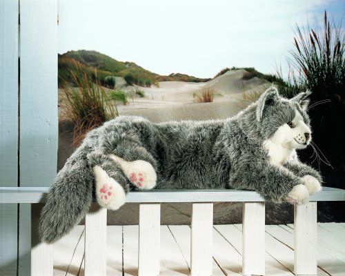 Amazon.co.jp: ねそべり猫(大)メインクーン グレー KOSEN(ケーセン社