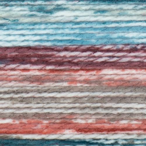 Image of Lion Brand Yarn Mandala Impressions, Multicolor Yarn for Knitting, Crochet and Crafting, Patchwork, 1 Pack