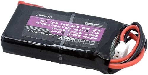 Miniatura 4 de 7.4V 2S 600mAh 45C LiPo Batería JST Plug para RC Modelo Avión Helicóptero Multirotor FPV Drone RC Quadcopter