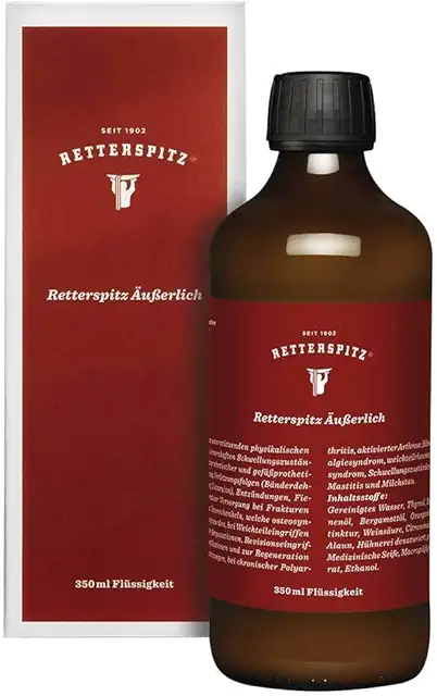 Retterspitz Äußerlich 350 ml - Retterspitz stillen für äußere Anwendung mit Wickeln