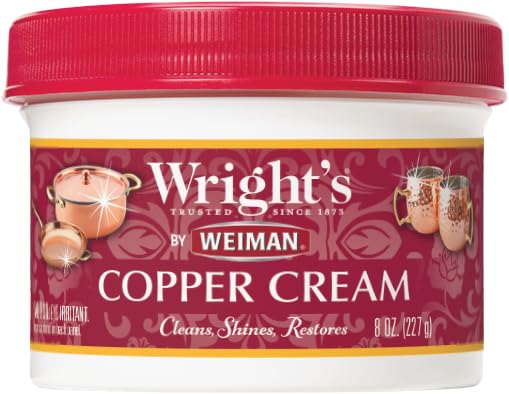 Wright's Copper and Brass Cream Cleaner 8 oz