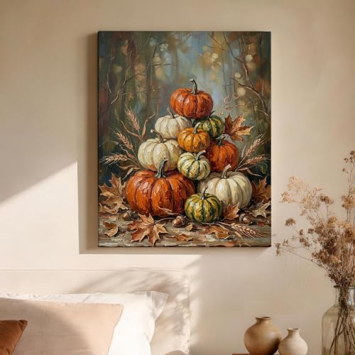 Decoración de calabazas rústicas para un hogar cálido y acogedor 4