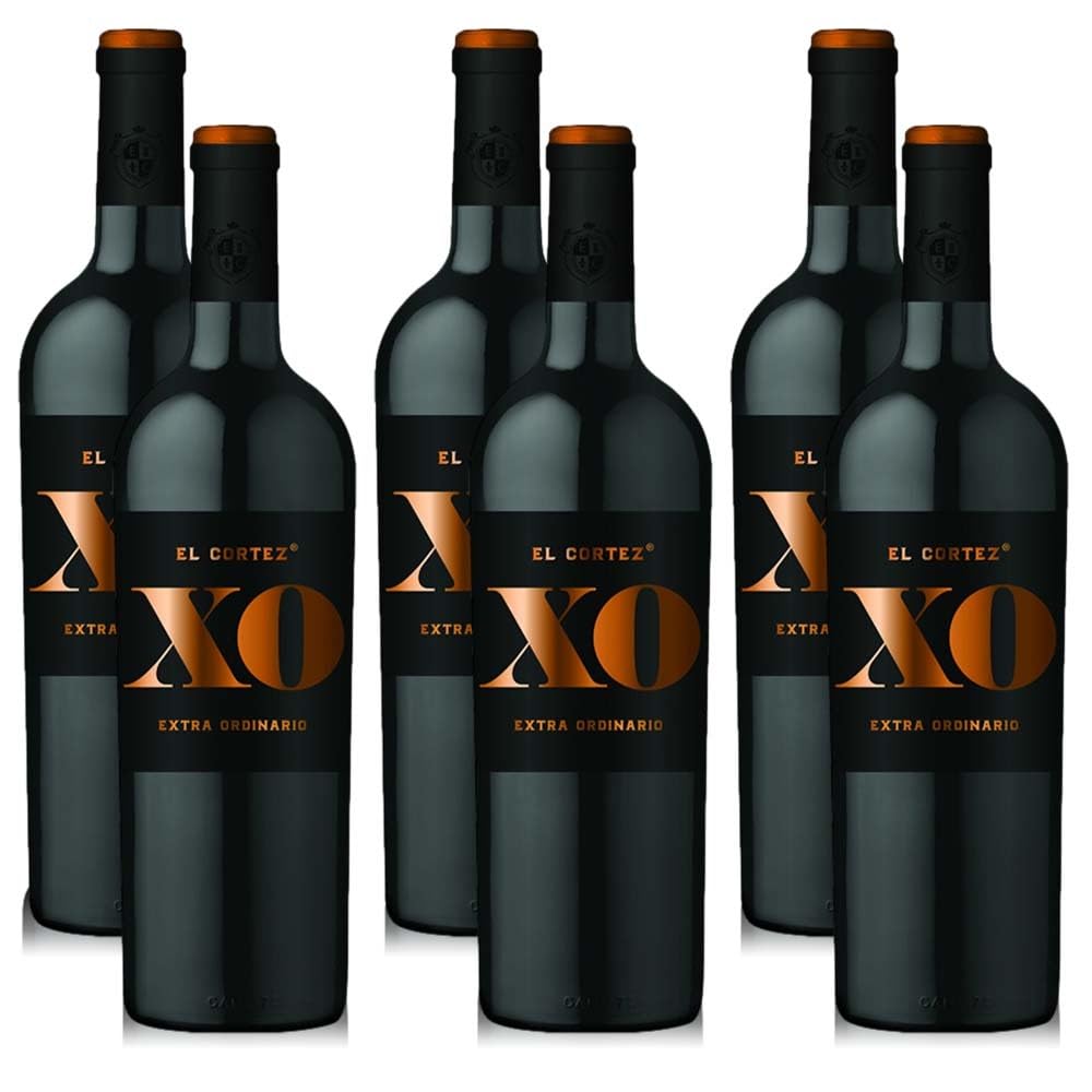 El Cortez XO, halbtrocken, sortenreines Weinpaket + VINOX Winecards (6x0,75l)