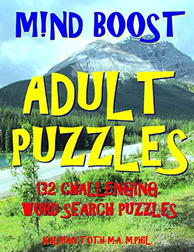 M!nd Boost Adult Puzzles: 132 Challenging Word Search Puzzles