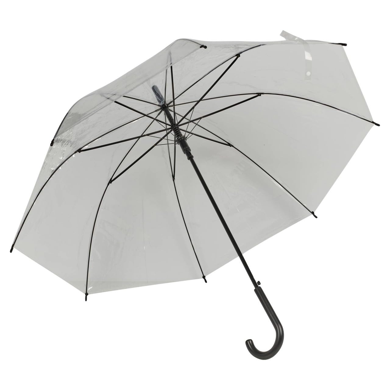 Urbn-Living Urbnliving 23 Inch Transparent Wedding Umbrella Dome Automatic Walking Stick Crook Handle Set Of 6 from B&Q