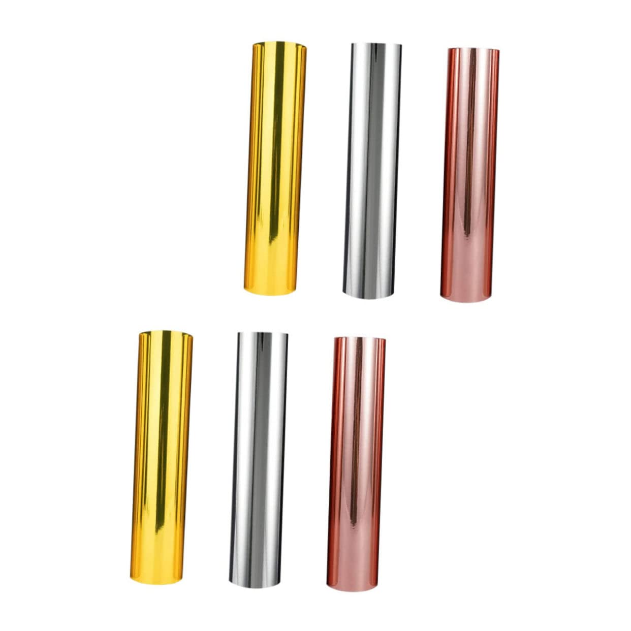 FAVOMOTO 6pcs transfer film foil iron cup transfer vinyl heat transfer vinyl foil vinyl wrap film thermoflex glitter bundle vinyl nail art foil transfer stickers laptop clothing pvc Simple