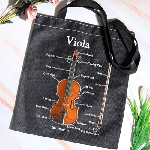 Bolso Tote para músico de viola miniatura 2