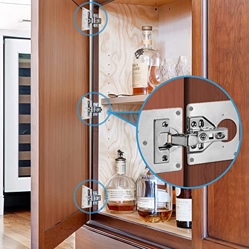 Piastra Riparazione Cerniera Ante,Montaggio