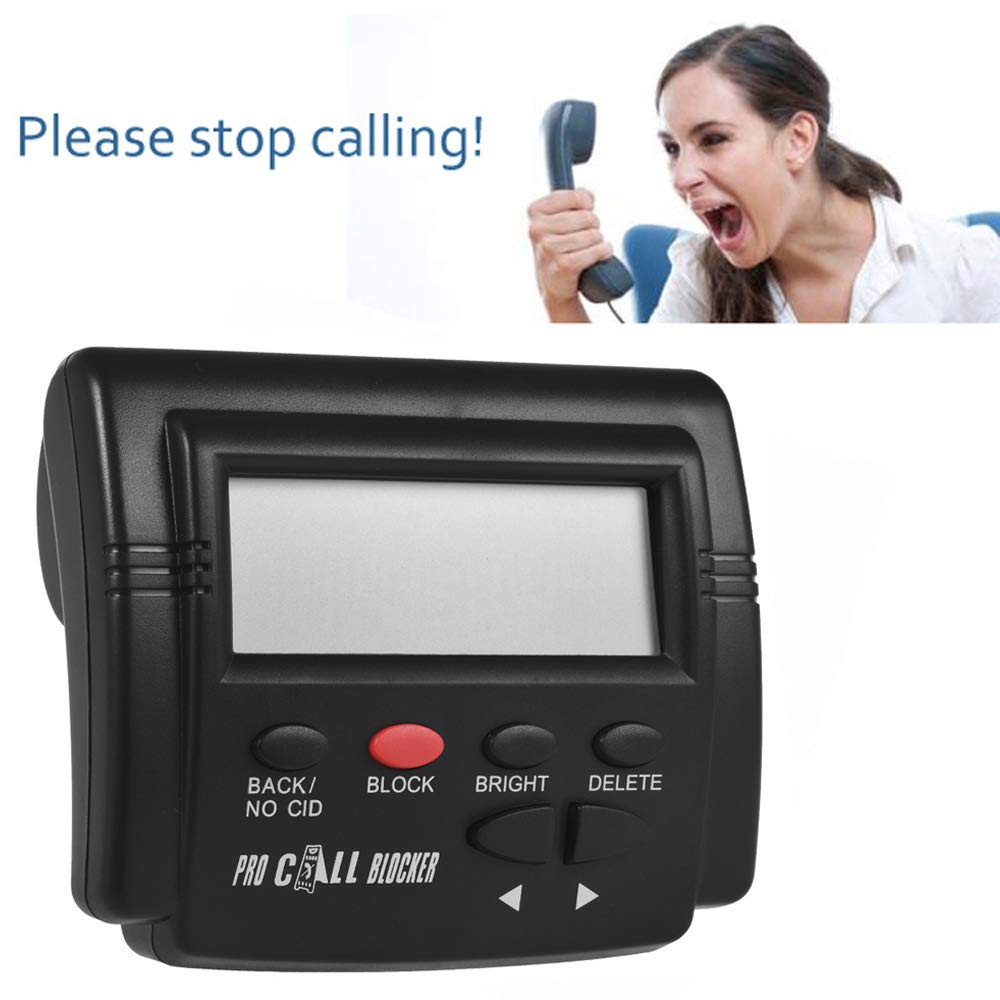 CT-CID803 Caller ID Box Call Blocker Stoppen Sie belästigende Anrufe Geräte Anruf-ID-LCD-Screen-Display mit 1500-Nummern Kapazität Stoping Alle Cold Calls für Festnetz-Telefone Antique