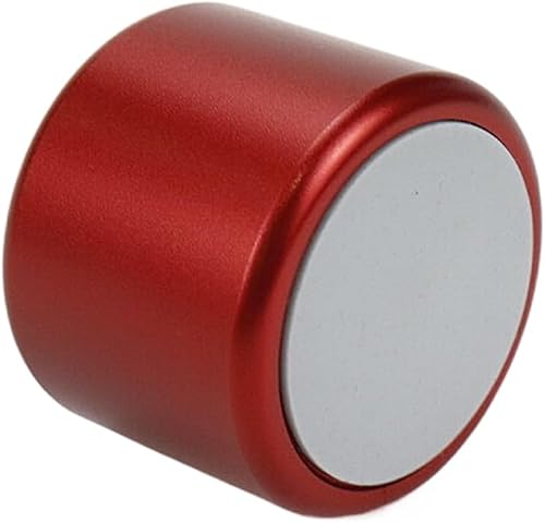 Miniatura 4 de LC LICTOP Soporte de aluminio para bolígrafo, elegante mini soporte de aluminio para bolígrafo para escritorio de oficina (rojo mate) 2 piezas