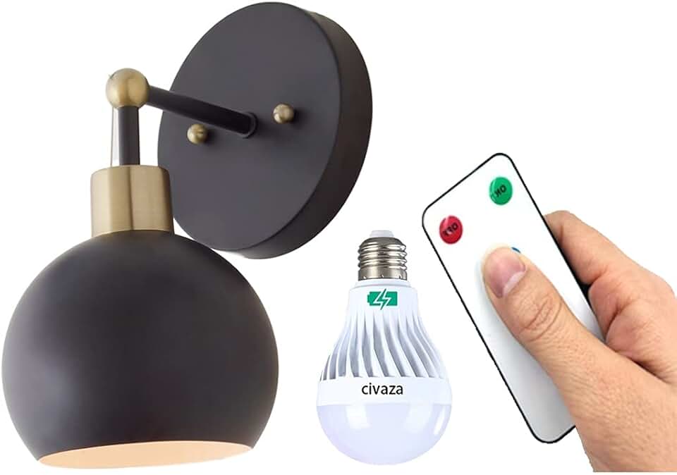 Amazon.ca battery operated wall sconce