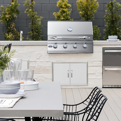 Stanbroil X002-NG-4-SS Hygrill 32-Inch Built In Grill, Stainless Steel 4-Burner Grill Head For Outdoor Kitchen thumb #5