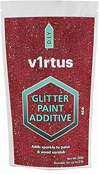 v1rtus | Glitter Paint ADDITIVE - 100g / Red Holographic