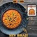 Sev Bhaji, Authentic Maharashtrian Curry with Spicy Gravy & Crunchy Sev, Ready to Eat, Heat & Serve Meal, Traditional Indian Flavor