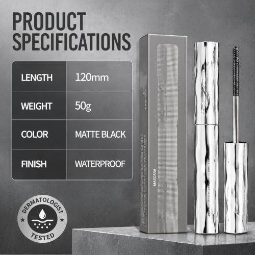 VEYORRA Metal Wand Mascara – Waterproof Tubing Formula — view 8