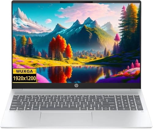 Image of HP OmniBook 16 in Cool Silver 6-core Ryzen 5 up to 4.9GHz 8GB DDR5 512GB SSD 16in WUXGA LCD Backlit Keyboard HDMI Cam Win11 (16-bc - Renewed)