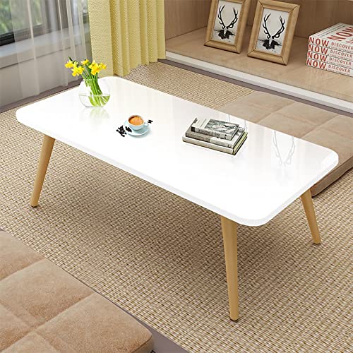 Table basse japonaise 80x40x30 cm multifonctionnelle en bois teinté D - 3