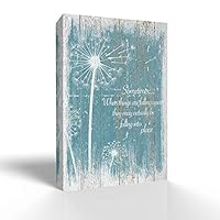 SIGNWIN Canvas Wall Art Dandelion Illustration Canvas Prints Home Artwork Decoration for Living Room,Bedroom - 12x18 inches