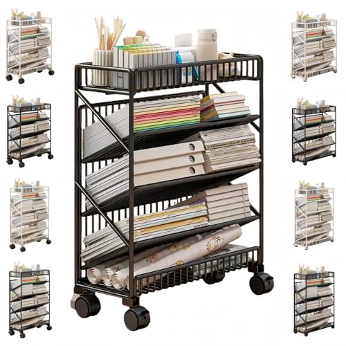 ShineLuxe�{�I ���ޒI �G�����b�N �t�@�C�����S�� �u�b�N�V�F���t �L���X�^�[�t�� �f�X�N�� ��e�� �ړ��� �K�i�� �L���X�^�[�t�� (�t�F���X�t����5�w,�ԗ֕t���̃|�[�^�u���o�[�W����)