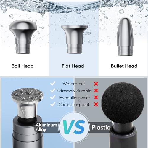 Image of arboleaf Mini Massage Gun Deep Tissue with Metal Heads, Muscle Massager | Premium All-Metal Attachments with a Compact Design and Quiet Motor for Targeted Recovery at Home, the Gym, or on the Go