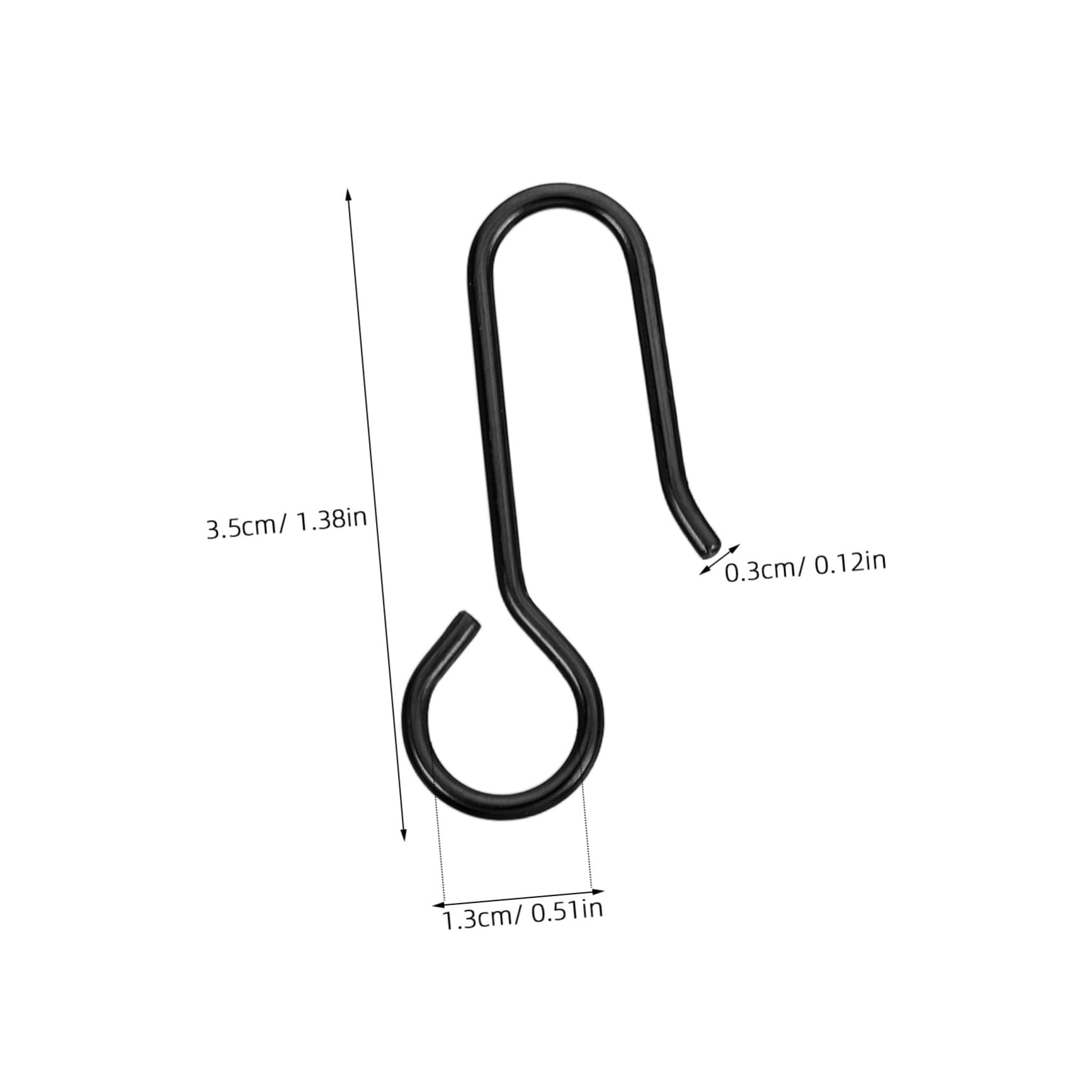 Angoily 60pcs Metal Curtain Hooks Drapery Pins for Ceiling Tracks Noise Reducing Sliding Accessories Compatible with Various Curtain Systems Construction