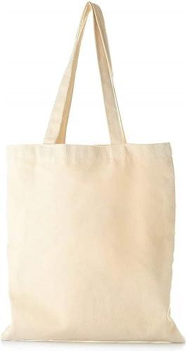 Miniatura 5 de Durable 100% algodón bolsa de asas reutilizable compras Swag arte arte arte arte arte arte bolsa de asas en blanco