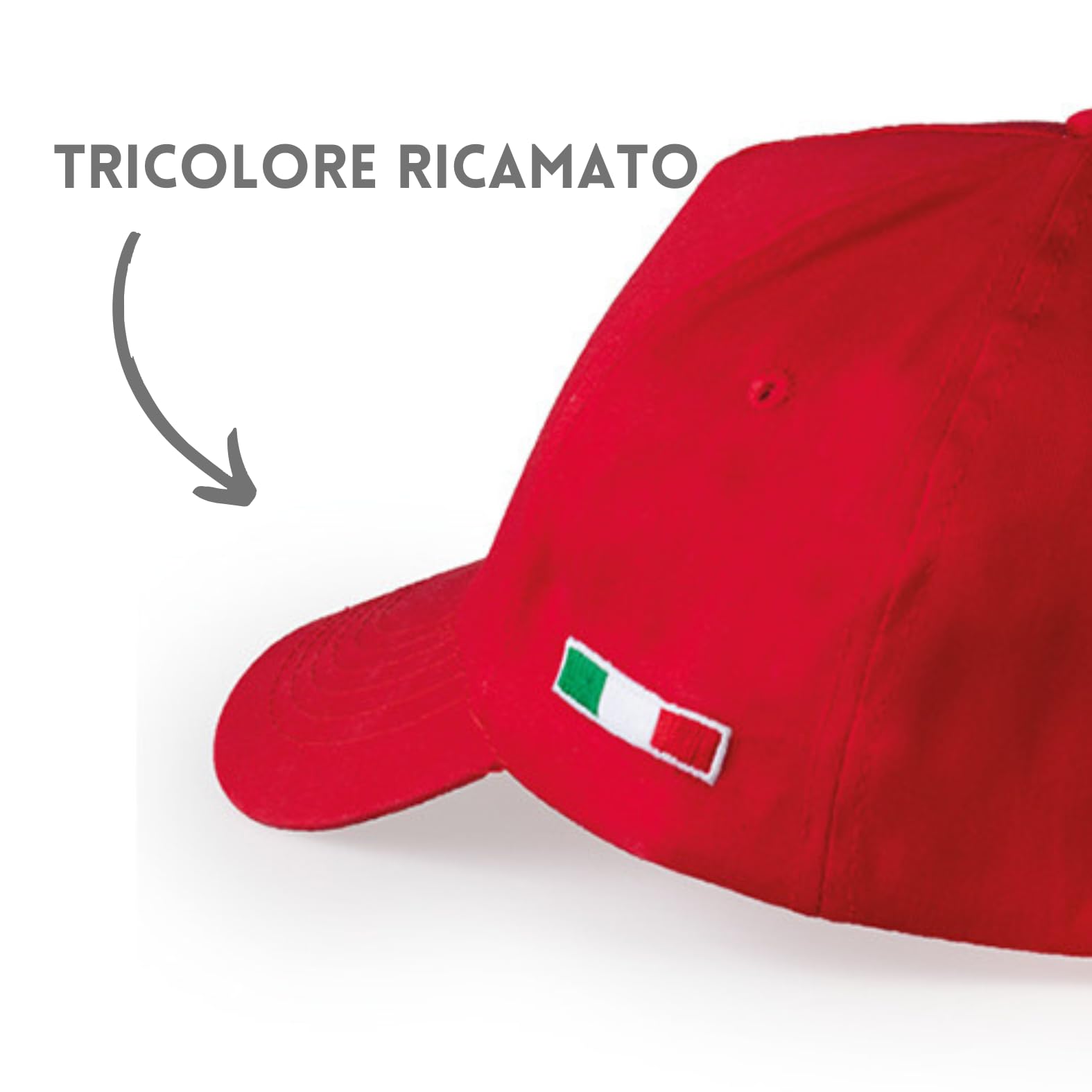 Stock da 10 Cappellini Personalizzati con Logo Gadget Personalizzabili Promozionali con Stampa per Eventi, Gite, Fiere, Aziendali Berretti Pubblicitari da Uomo e Donna Stampati con Visiera PM102