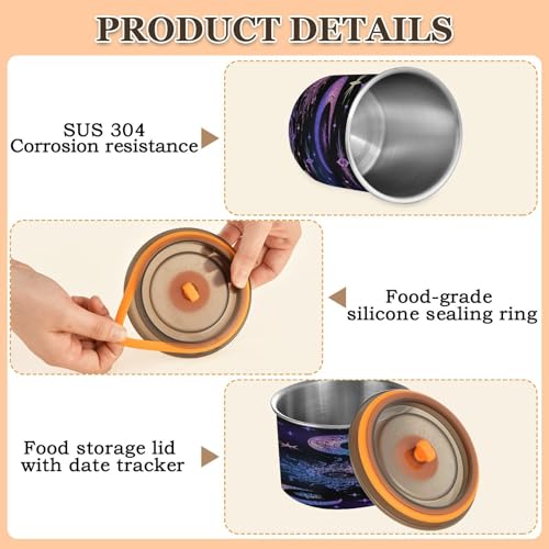 Contenedor Hermético de Acero para Café 17oz miniatura 4