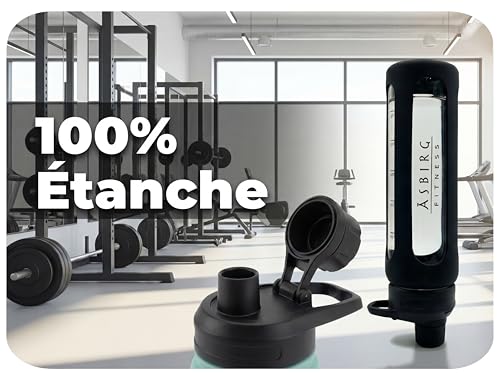 Shaker protéines en verre trempé durable pour votre routine