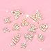 CUBLIVE 24PCS Nail Charms Y2k Alloy Nail Art Rhinestone Charms 3D Heart Bow Butterfly Charm with Rhinestones Cherry Nail Gems Shiny Jewelry Nail Decorations Accessories Supplies (SG)