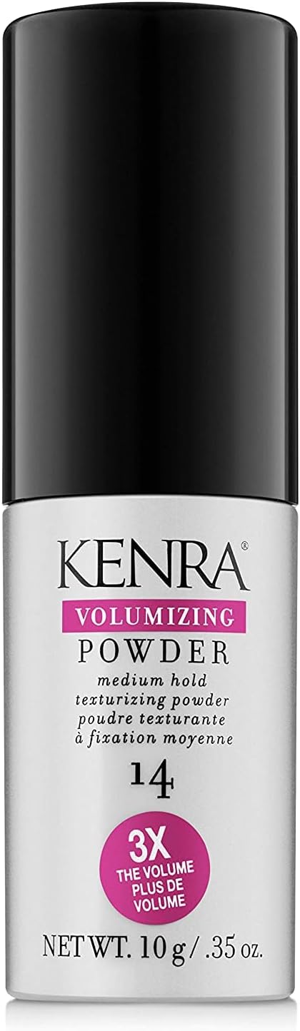 Kenra Professional Volumizing Powder 14 | Medium Hold Texturizing Powder | 3X TheVolume | Style Longevity Up To 72 Hours | No Residue, Easy Workable Formula | All Hair Types | .35 oz