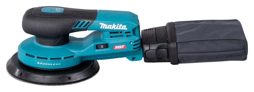 Makita BO004CGZ 40V Max Li-ion XGT 150mm Lijadora orbital aleatoria sin escobillas, baterías y cargador no incluidos
