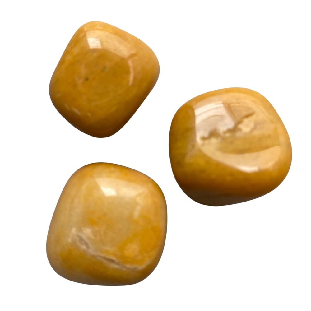 VIE Tumbled Crystals, Pack of 6, Yellow Aventurine