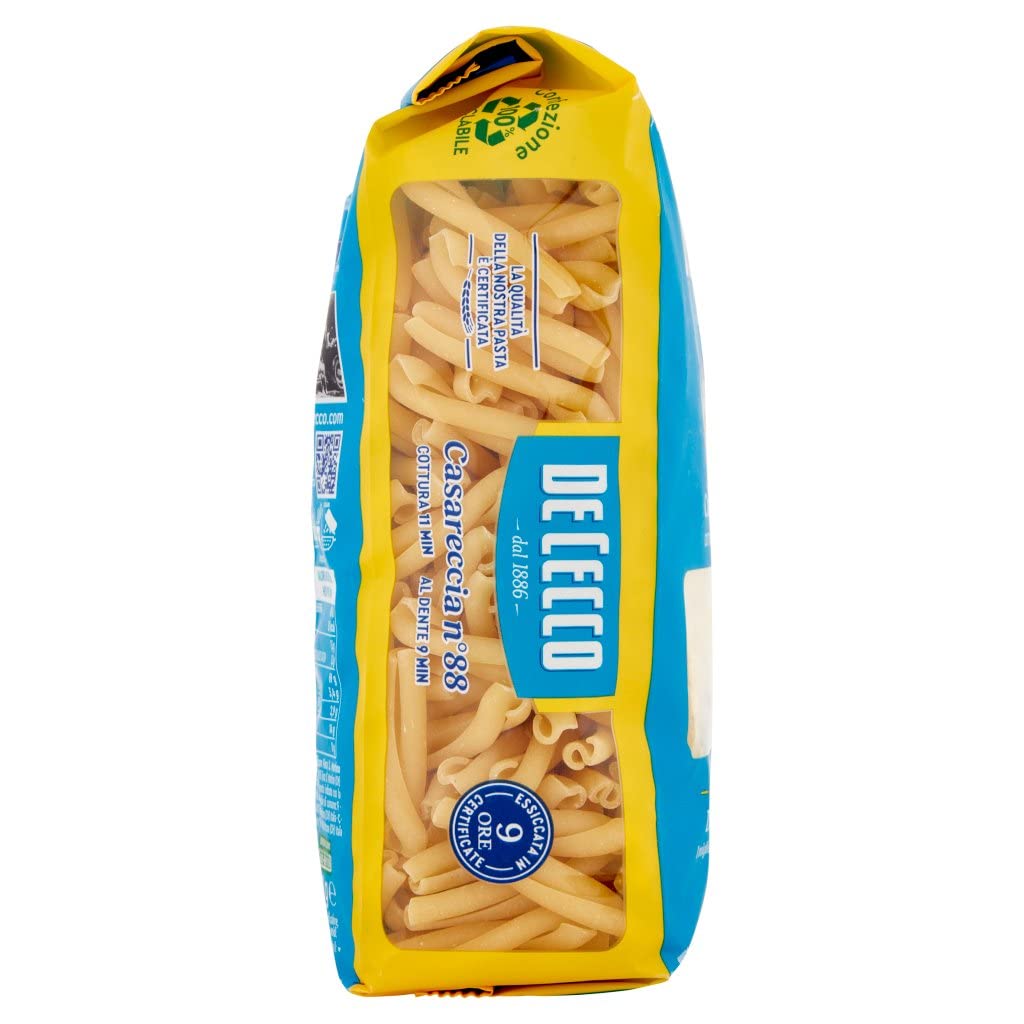 20 x Pasta De Cecco 100% Italiano Casareccia n. 88 fideos 500g