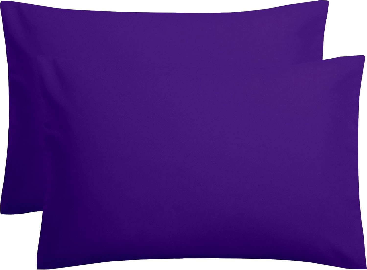 EASYCOT 2 Pack 100 Egyptian Cotton Pillow Cases,Soft