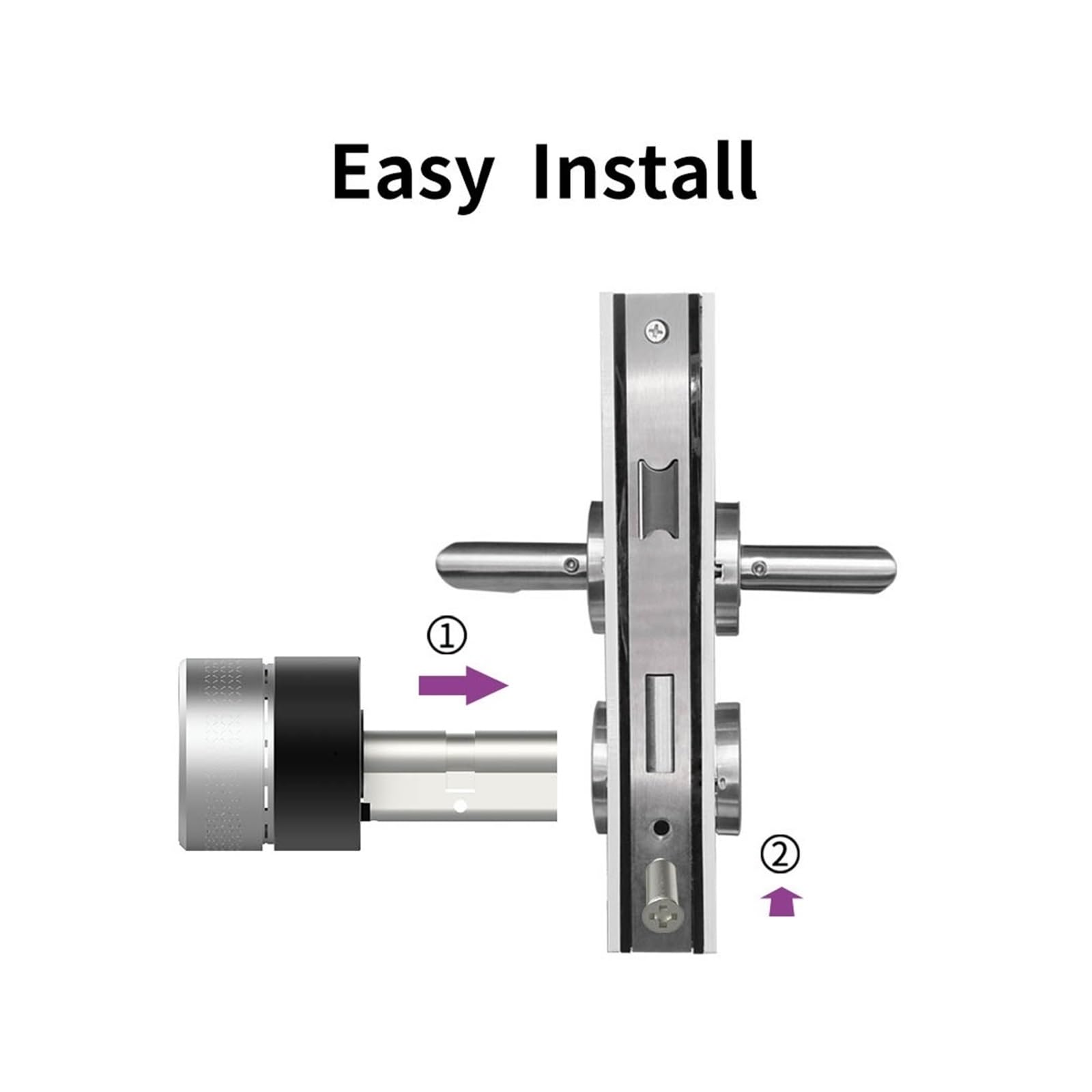 Aplicación de seguridad de cerradura de puerta inteligente electrónica sin llave