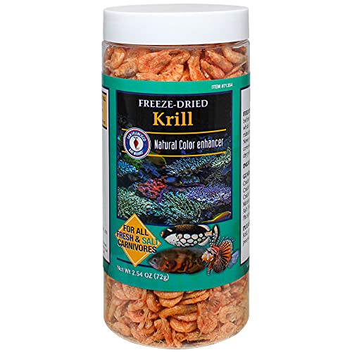 puffer fish food - San Francisco Bay Brand Freeze-Dried Krill Jar 2.54-Ounces (72 Grams) Jar