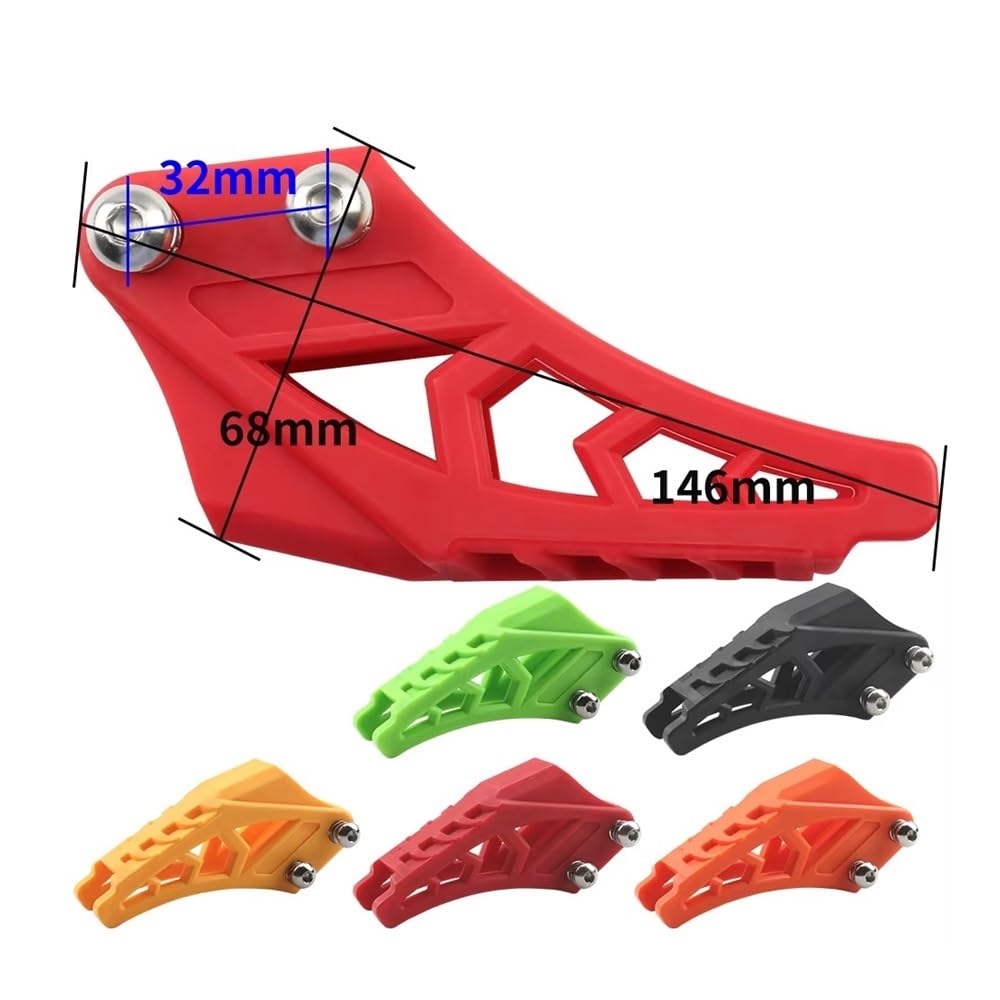 Universale Pitbike Moto Tendicatena Catena Guida Per 110cc Per 125cc Per 140cc Pit Bike Accessori(Red)