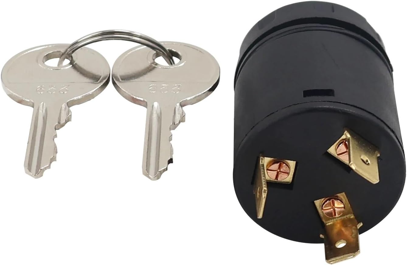 Forklift Parts 633 Key Switch 7915492601 Compatible with 115-03 115-11 115-12 R14 R16 126-01 P60Z