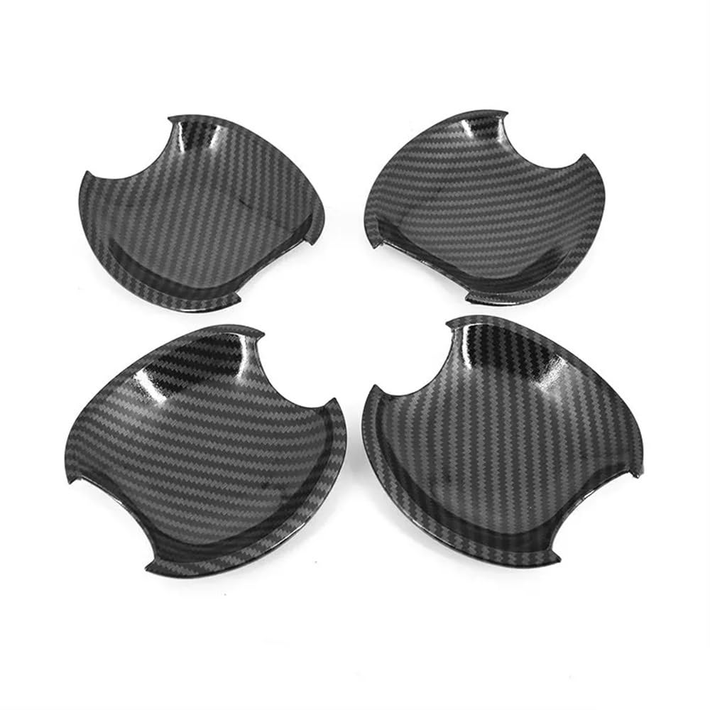 Mlhoghigd Carbon Bowl Door Handle Car Door Handle Cover Bowl Trim For Vios 2002-2017 For Xp40 For Xp90 For Xp150 Styling Accessories