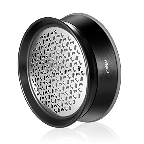 Moha Rotating Ginger Grater, 4-Inch, Black #TOP3