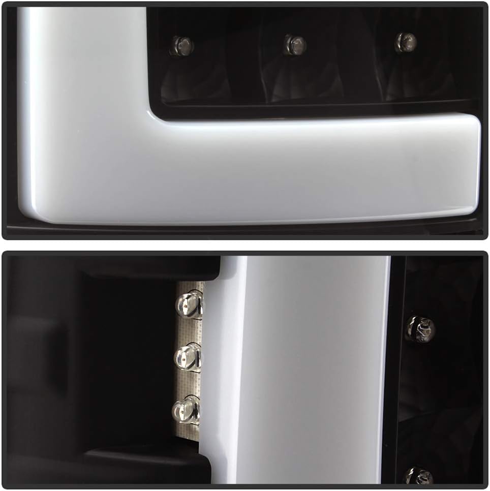 ACANII - For Black 2002-2006 Dodge Ram 1500 03-06 2500 3500 LED Bar Tail Lights Brake Lamps