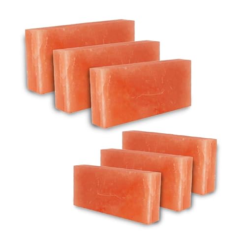 Ladrillos de bloque de sal del Himalaya 100% natural de 8 x 4 x 2 para construcción, spa, sauna, ladrillo de sal rosa a granel para decoración del