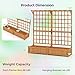 Giantex Large Raised Garden Bed with Trellis & Roof, 72