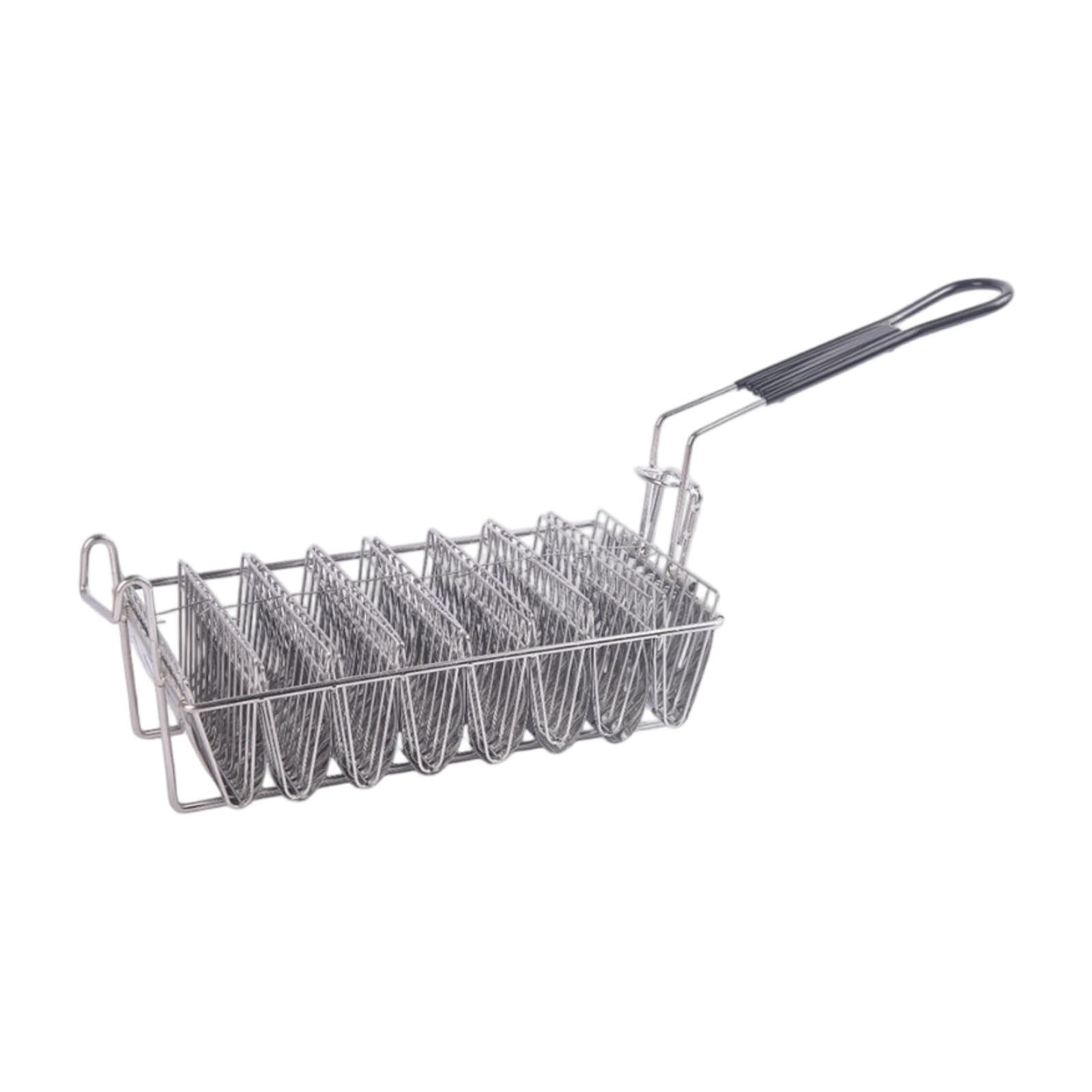Taco Fry Basket Accessories Kitchen Tool Taco Shell Fry | Taco Fry Basket Accessories Kitchen Tool Shell Fryer for Snack Bar Home Stainless Steel-image-48