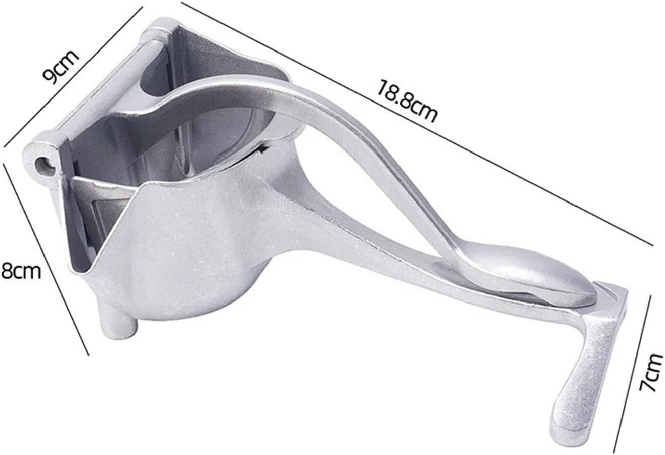 Manual Juicer Hand Press Light Grey Juicer Easy To Clean Hand Pressure Manual Aluminum Alloy Juice Squeezer Kitchen Tools