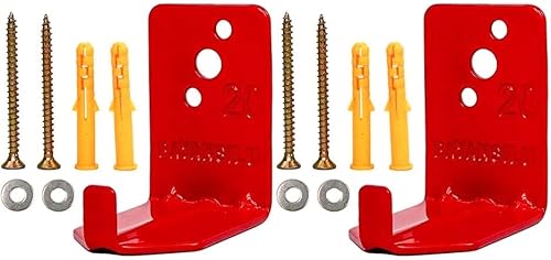 Universal Fire Extinguisher Bracket, Fire Extinguisher Mounts & Brackets (L Hook - 2 Pack)